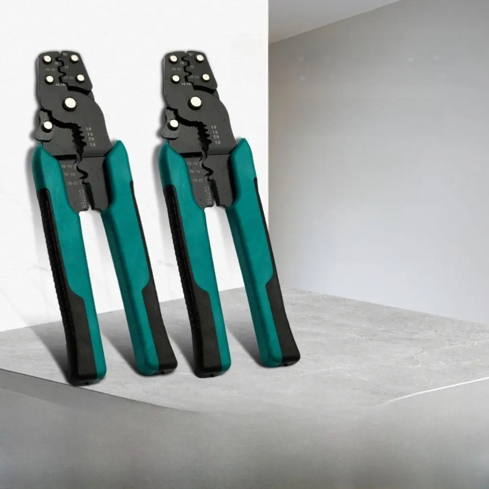 

Mini Size Electric Terminal Crimping Pliers 10-26 AWG Multiple Connector Wire Stripping Tool Integrated Design Cutting Function
