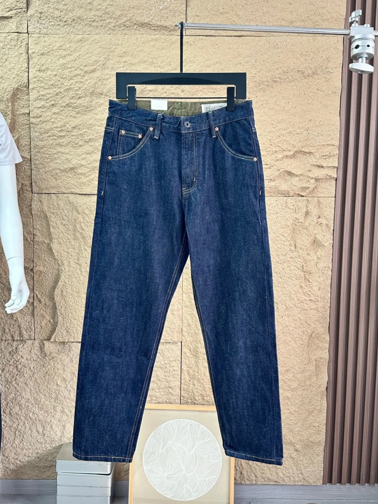 

Американские ретро-джинсы из плотного хлопка для мужчин, свободные, прямого кроя, молодежные, износостойкие, прямые штаны