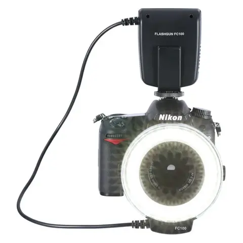 Meike FC100 Macro Ring Flash/Light for Canon EOS 600D 50D 60D 650D 700D 70D 6D 450D 7D 550D 5D Mark II III 1100D T5i T4i T3i T3