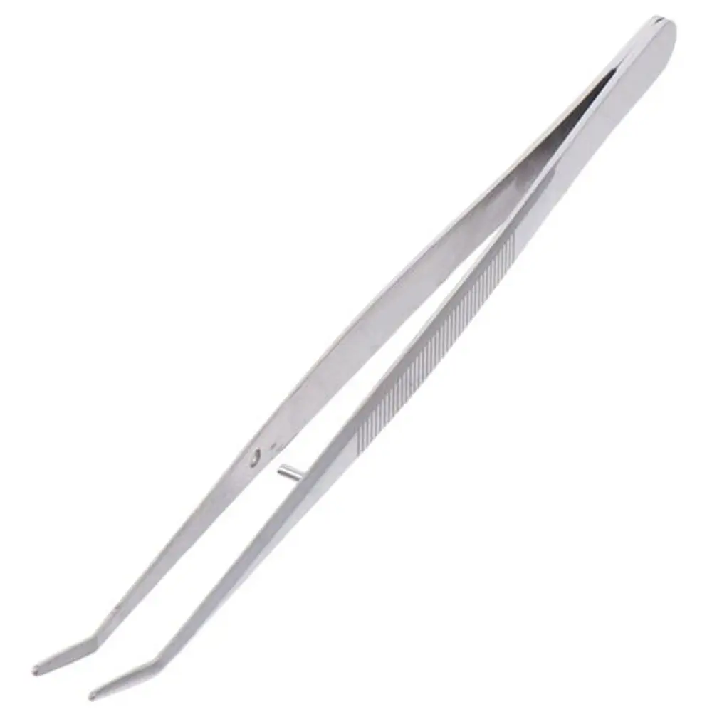 Stainless Steel Curved College Tweezers Sewing Machine Tweezers Multipurpose Craft Tweezers High Quality Repairing Tool