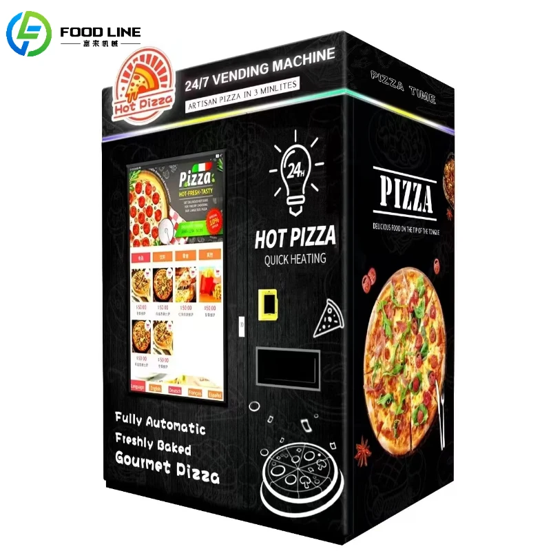 Customized Smart Pizza Vending Machine Automatic Pizza Cooker Vending Machine with Refrigeration System for Mall Street Food
