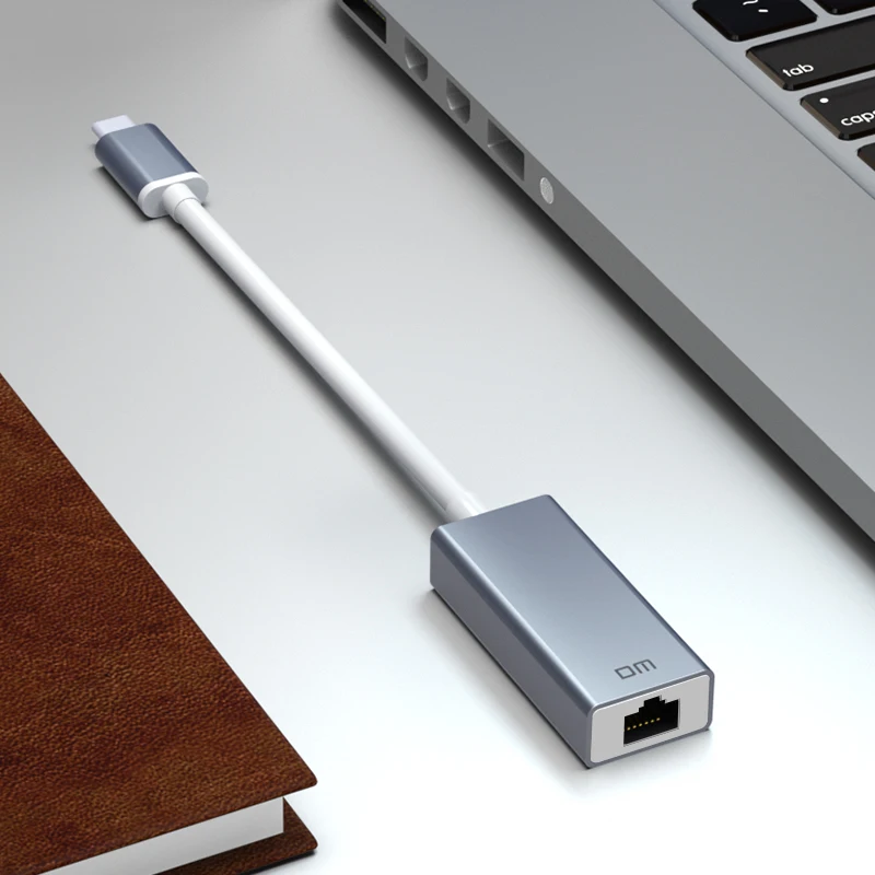 Type C Naar RJ45 Ethernet Poort Hub CHB017 Geen Behoefte Driver Ondersteuning Mac En Windows