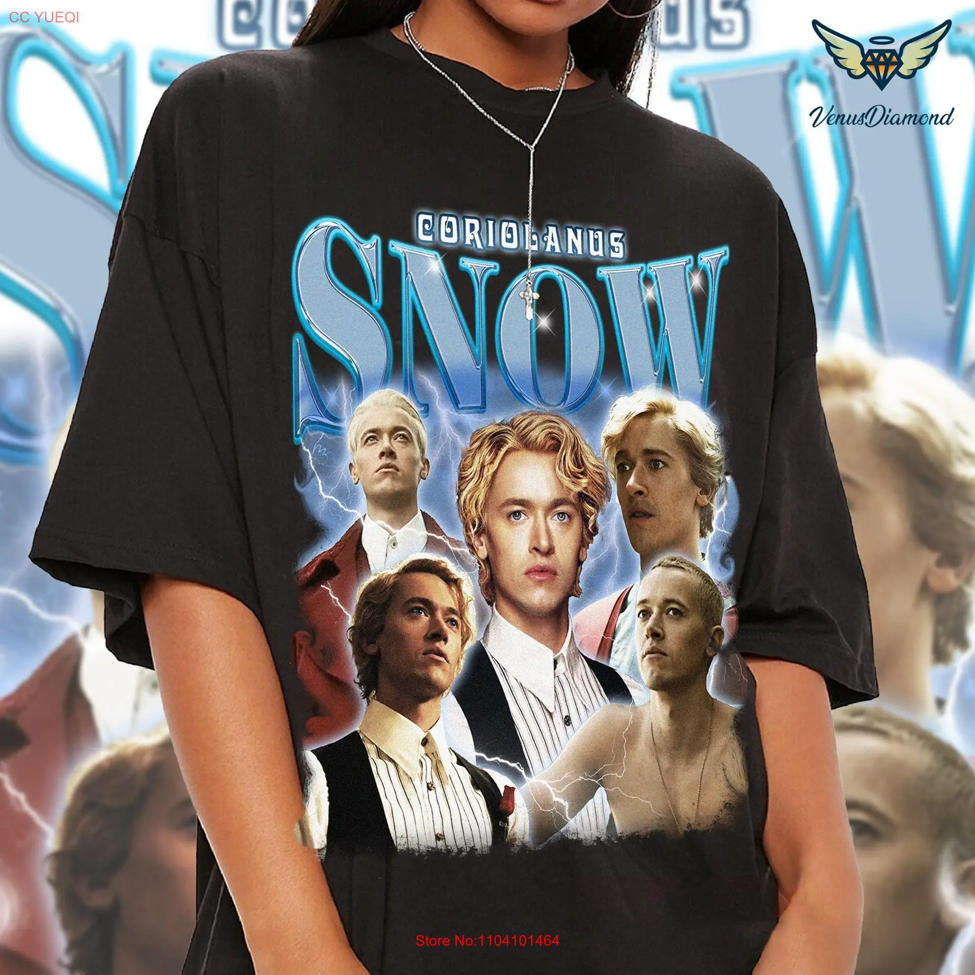 Vintage Coriolanus Snow shirt T The Hunger Games Merch President Lands On Top long or short sleeves