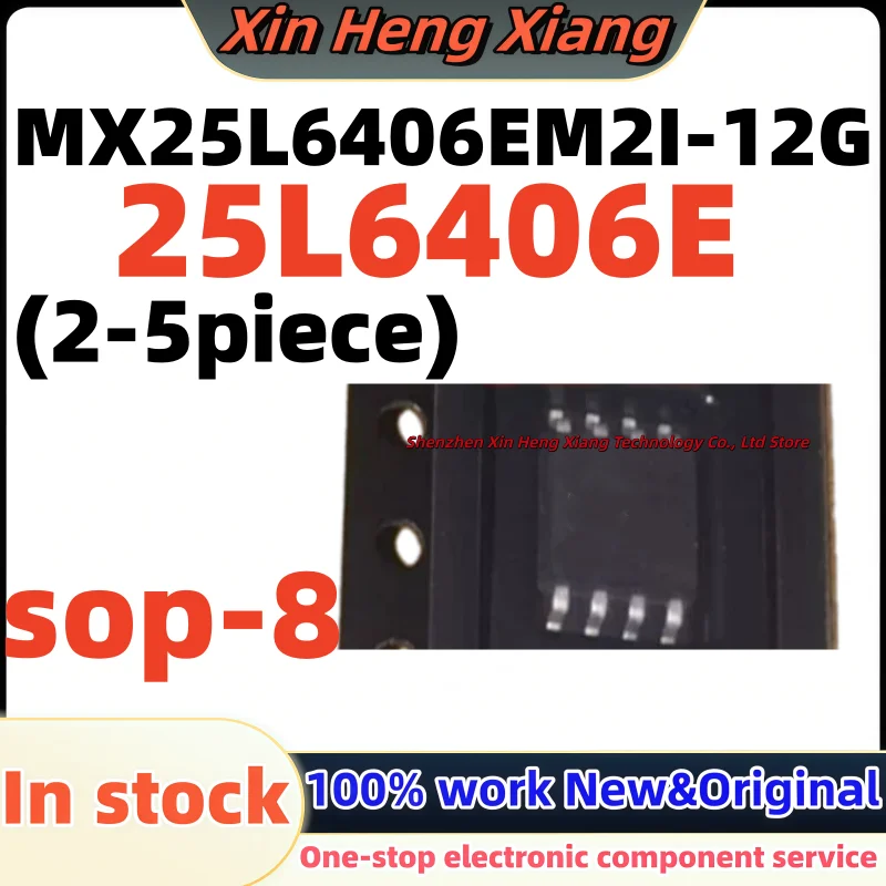 (2-5pcs)100%new MX25L6406EM2I-12G MX25L6406E 25L6406EM2I-12G 25L6406E SOP-8