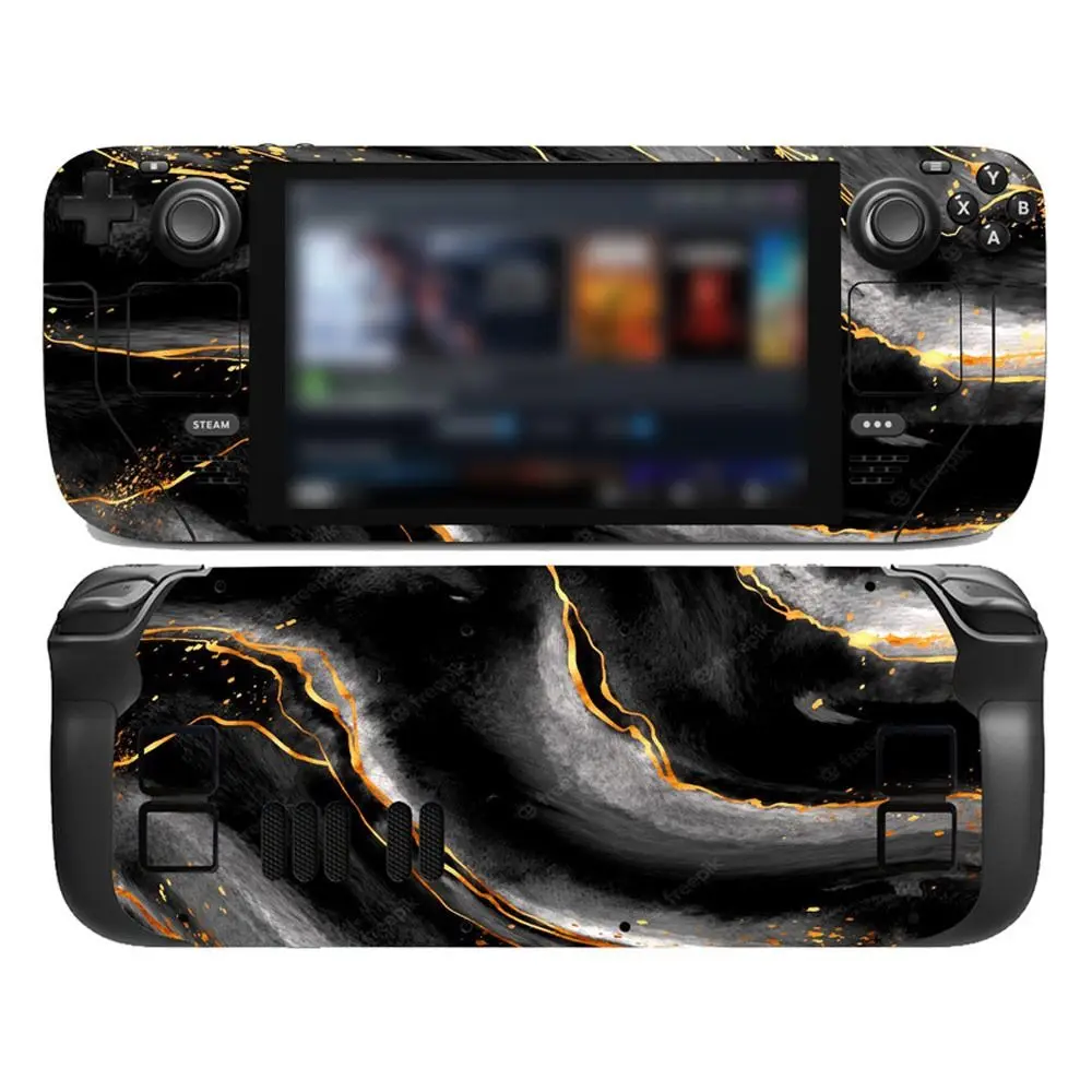 DIY Aesthetic Skin Vinyl for Steam Deck Console Full Set Protective Decal Wrapping Cover For Valve Console Premium Stickers