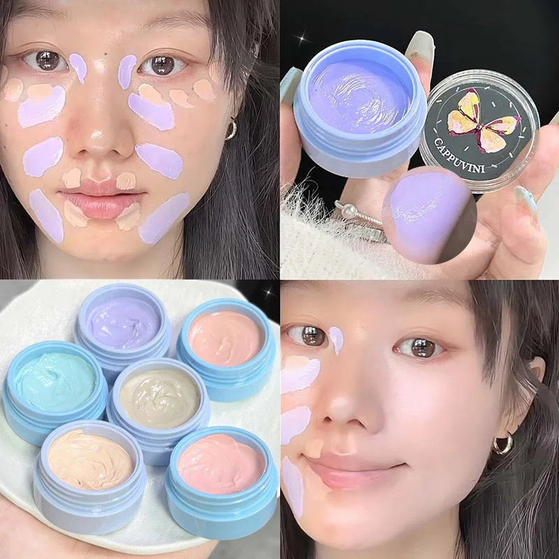 6 ألوان تحديد الوجه أحمر الخدود كريم بيرليسسينت لومينيزر مقاوم للماء متعدد الأغراض الوجه المنور سطع ماكياج #4