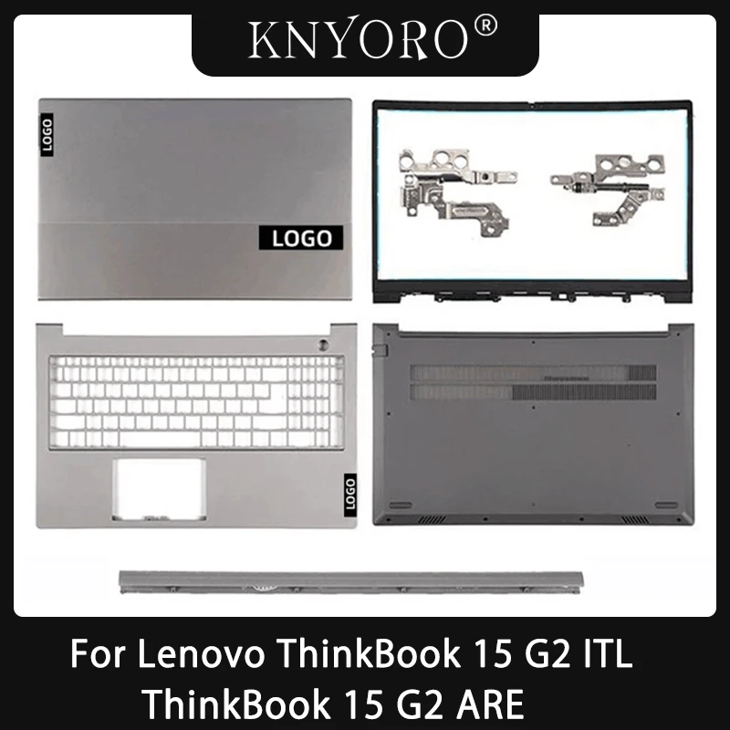 New For Lenovo ThinkBook 15 G2 ITL ThinkBook 15 G2 ARE Laptop LCD Back Cover Lid Bezel Hinges Palmrest Bottom Case 5CB1B34809