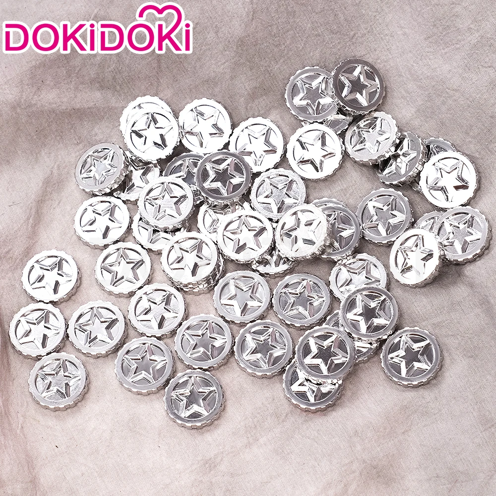 IN STOCK Dennis Silver Gear Coins Cosplay Game Zenless Zone Zero DokiDoki ZZZ Coins Jane Doe Cosplay Accessories Props Halloween