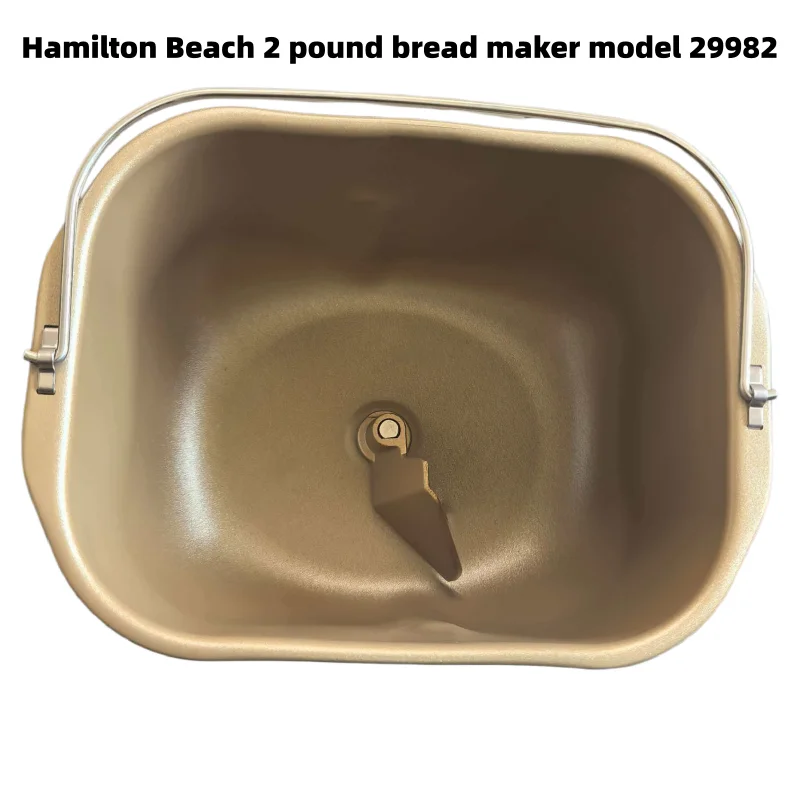 Balde para pão + (com lâmina) para máquina de fazer pão Hamilton Beach de 2 libras, modelo 29982, balde de reposição para pão