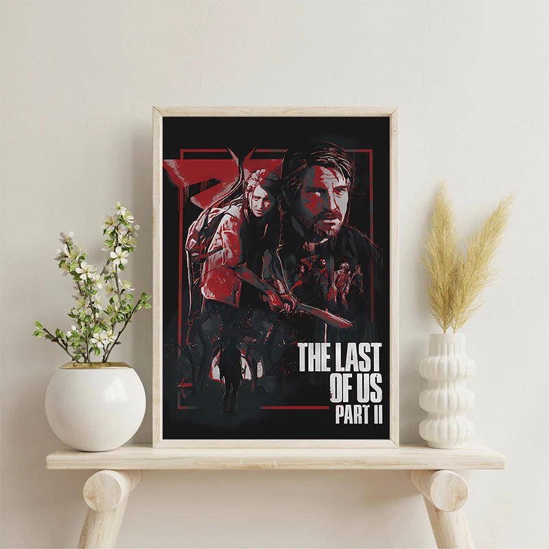 Hot Horror Game The Last of Us Posters and Prints Canvas Painting Wall Art Zombie Survival Action Picture for Bedroom Home Decor