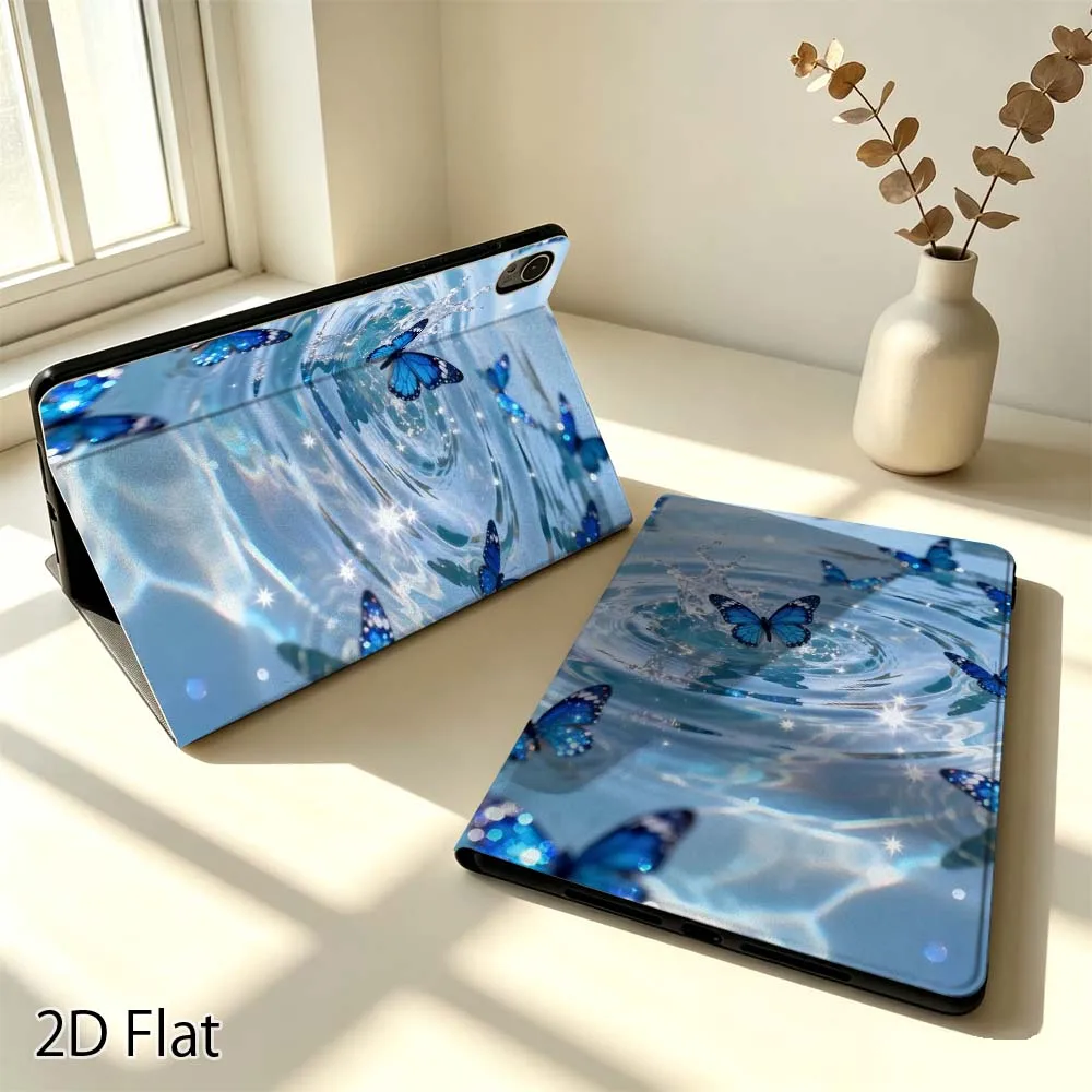 Blue Butterfly Water Ripple For Huawei MediaPad MatePad Pro Air 10.8 T5 T10S M3 M6 M5 C5e SE 11 11.5 Inch Tablet Case Popular