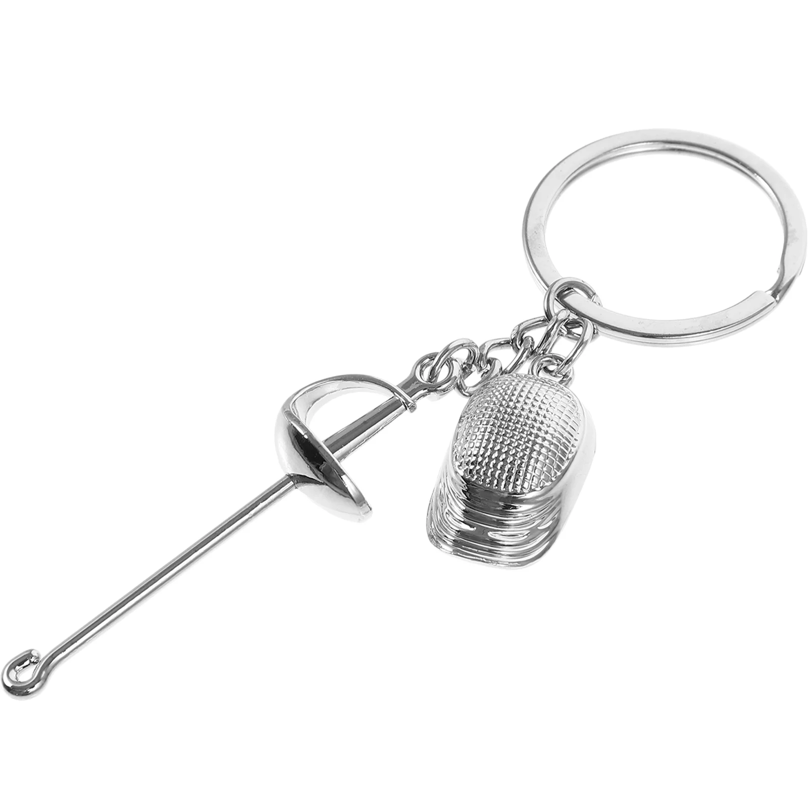 

Belt Key Holder Fencing Keychain Ring Gift for Women Picture Bag Pendant Lanyard