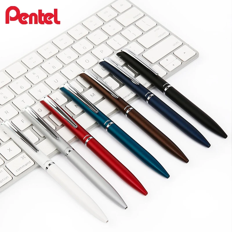 

Гелевая ручка Pentel Twist, многоразовая игольчатая наконечник 0,5 мм, профессиональные быстросохнущие чернила без пятен, стильные ручки, качественные японские канцелярские принадлежности
