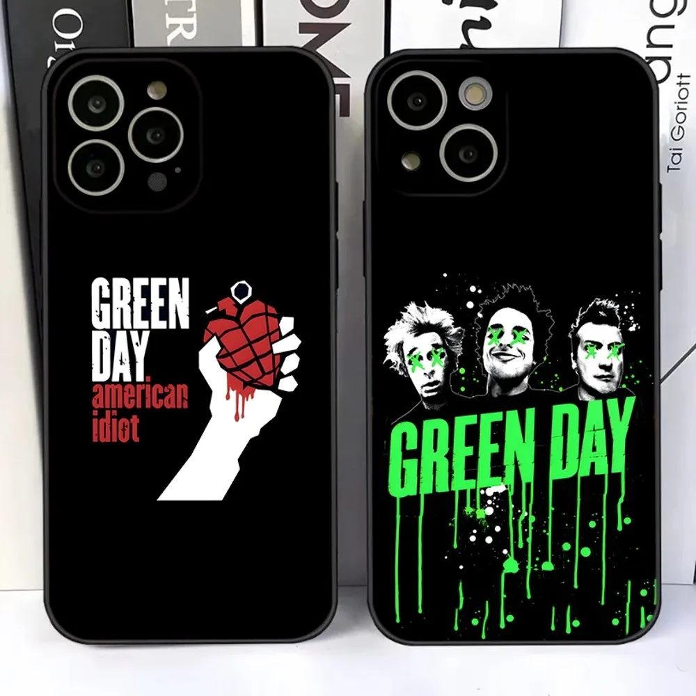 جراب هاتف أخضر دي داي بانك بيلي جو ، سيليكون ناعم ، مناسب للآيفون ، 11 بلس ، برو ، ماكس ، إكس آر ، إكس إس ، س ، س ، بلس ، سي ، صغيرة