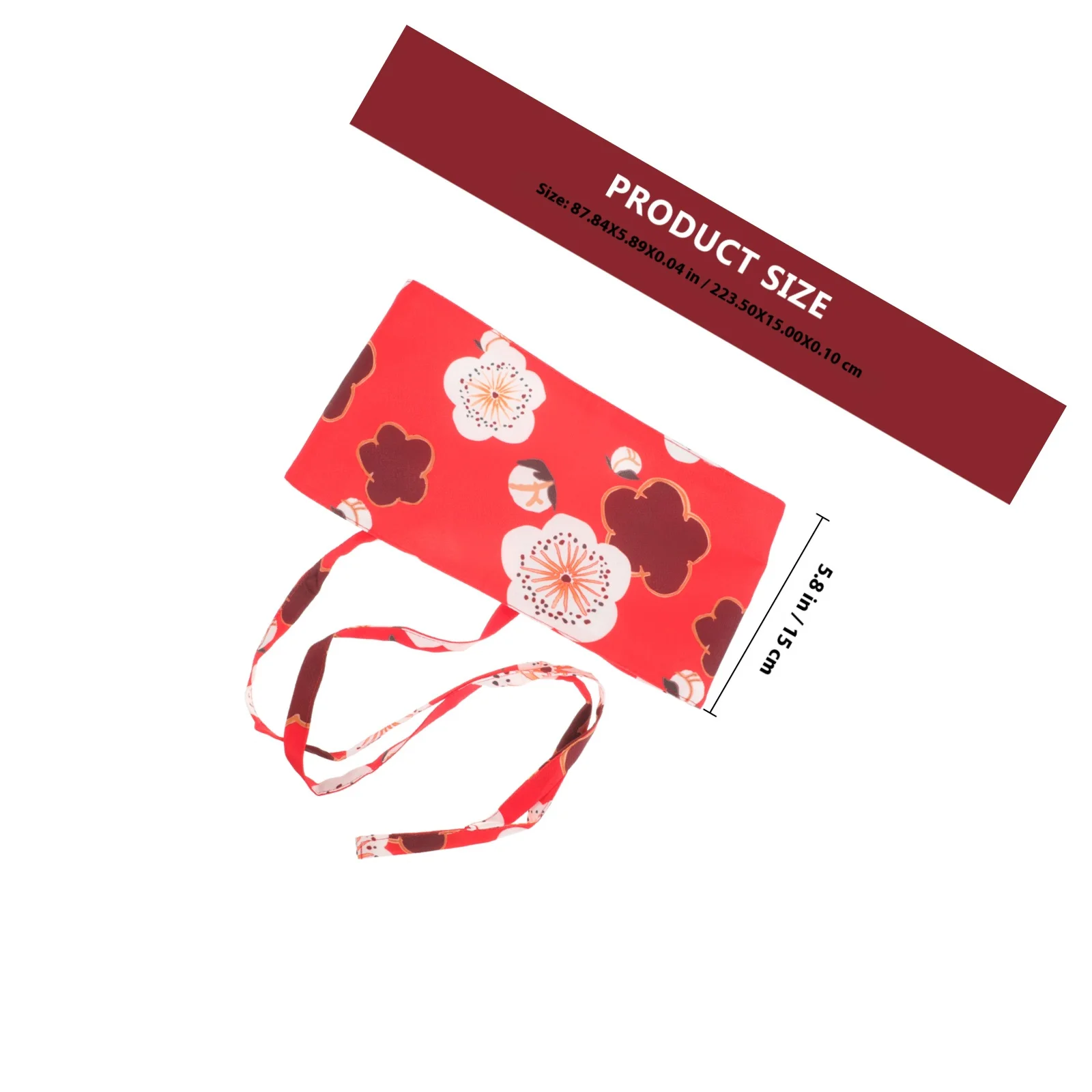 حزام يوكاتا على الطراز الياباني بنمط زهور واسع وحزام كيمونو قابل للتعديل وحزام خصر نسائي أنيق للفساتين الرسمية