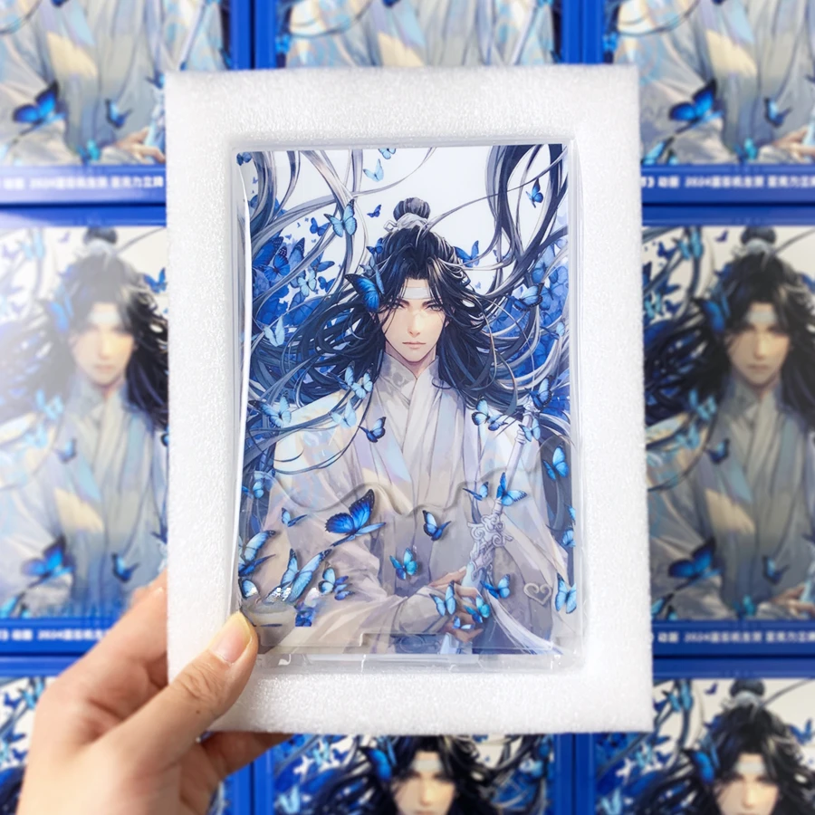 Anime Grandmaster of Demonic Cultivation LanWangJi Cosplay Acrylic High definition Double-sided printing layer standing sign