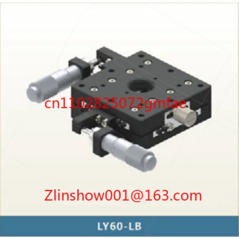 LY60-LB Ultra-thin High Precision Manual Slide Table XY Axis 60x60MM Fine-tuning Platform 29.4N Load Linear Stage