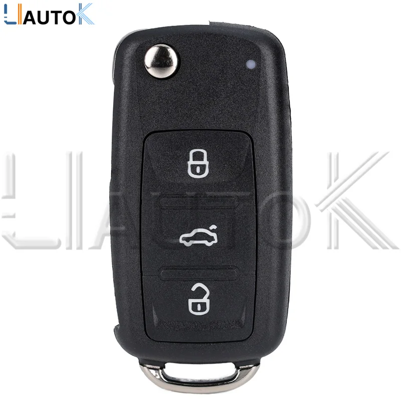 Remote Car Key Flip For Volkswagen for VW Jetta 6 Tiguan 2 Passat Golf 4 5 6 Beetle Eos Rapid for Skoda Octavia 434MHz ID48 Hu66 view 6