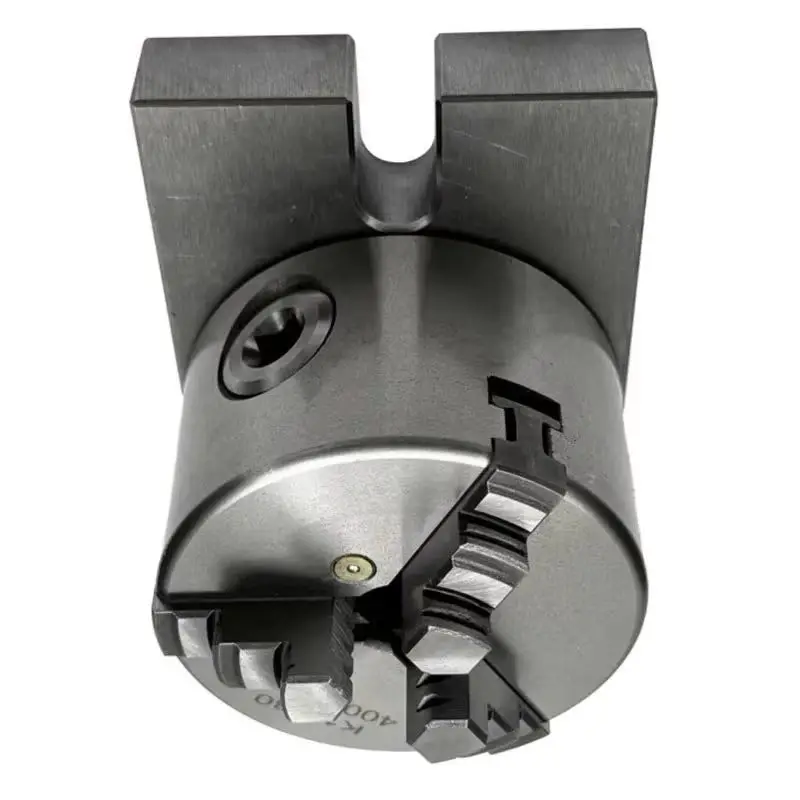 3‑Jaw Self‑Centering Vertical Chuck Clamping Fixture for Drilling Milling Machining Center Worktable