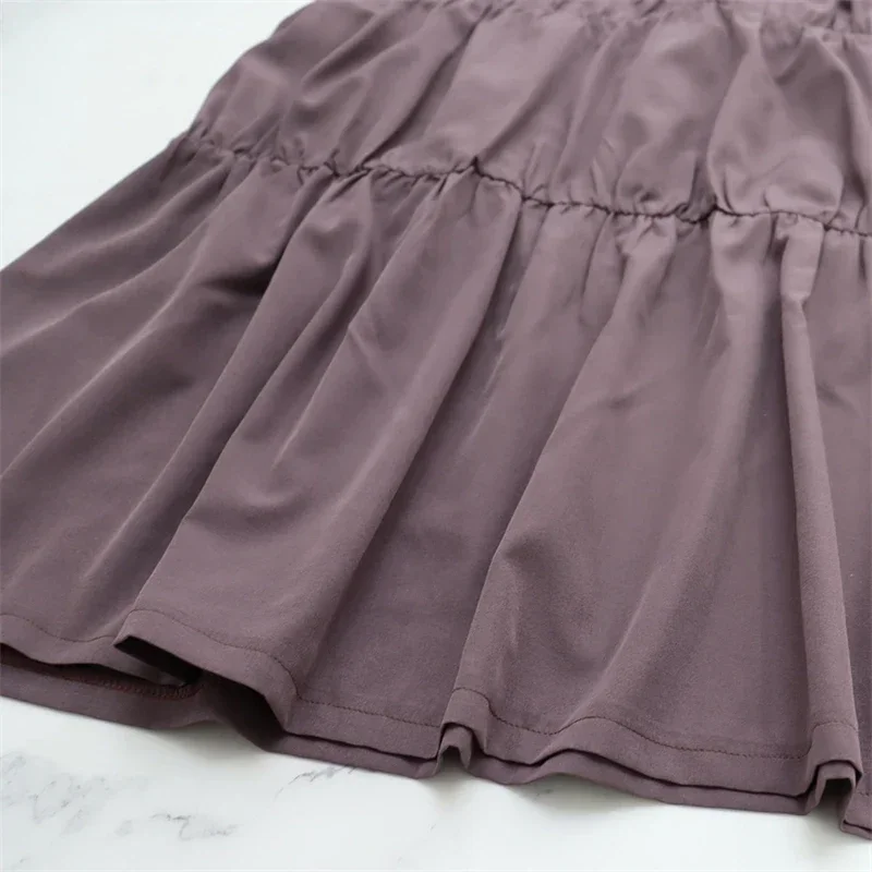 Streetwear Effen Shirt Jurk Met Lange Mouwen Vrouwen Button-Up Stand Kraag Driekwart Mouw Losse Casual Grote Swing Babydoll Jurk