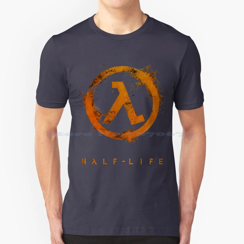 Half Life Art Work T Shirt 100% Cotton Tee Lambda Videogames Gaming Steam Valve Gordonfreeman Halflife2 Action