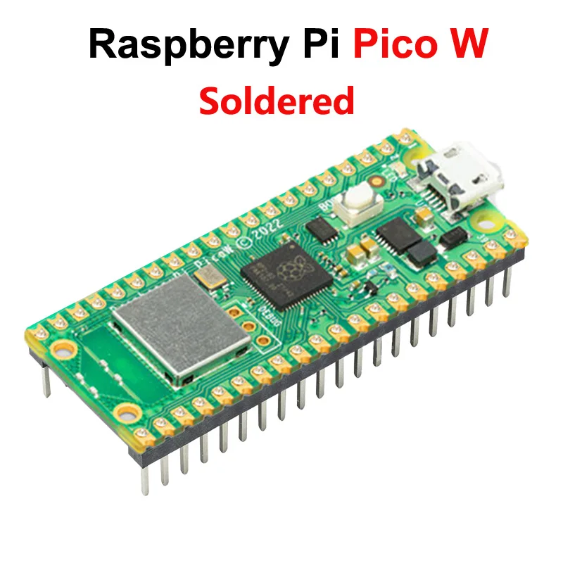 Raspberry Pi Pico or Pico W High-Performance Microcontroller Board with Flexible Digital Interfaces