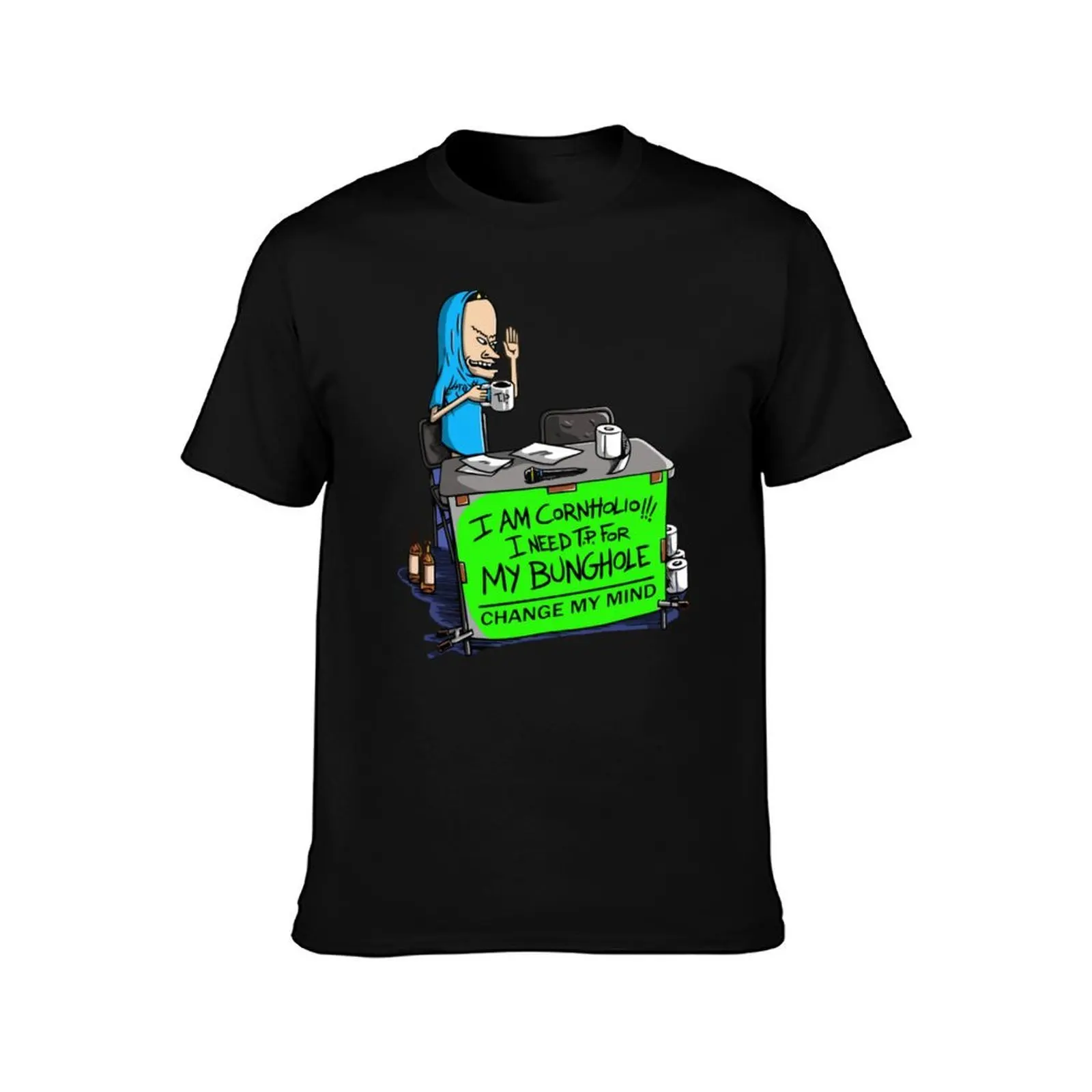 Vintage Photograp Beavis And Butthead videos Funny Beavis and Butthead Face T-Shirt Minimalist Plain Crew Neck T-Shirt