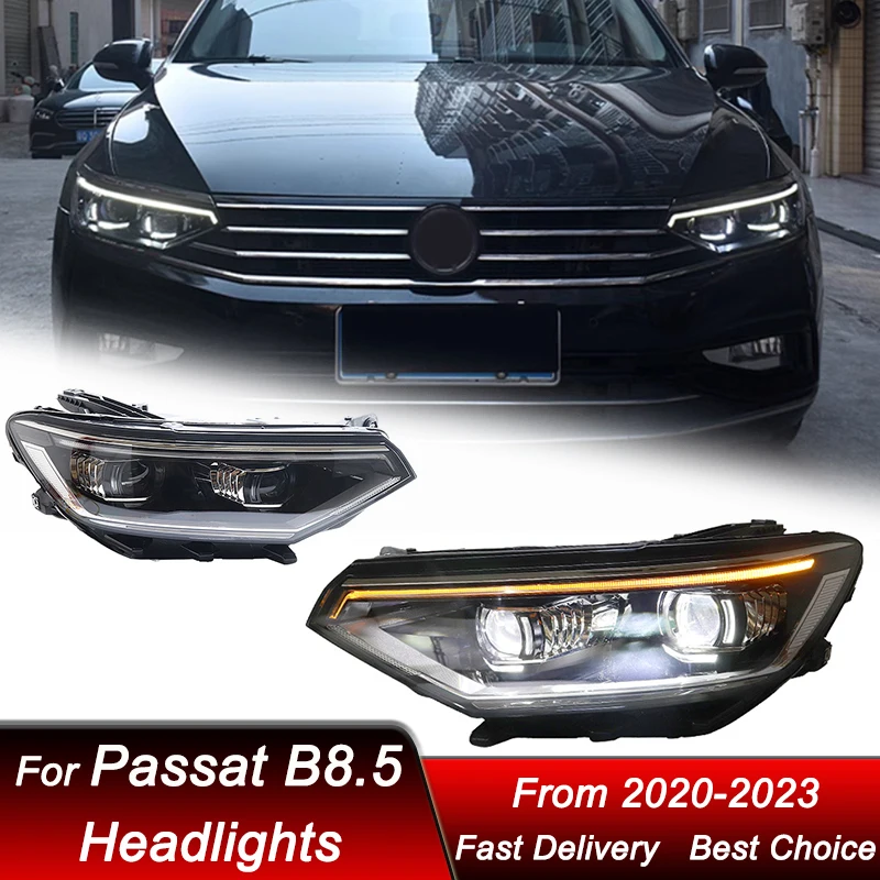 Car Headlights For Volkswagen Passat Magotan B8.5 2020-2023 high full LED Auto Headlamp Assembly Projector Lens Accessories Kit