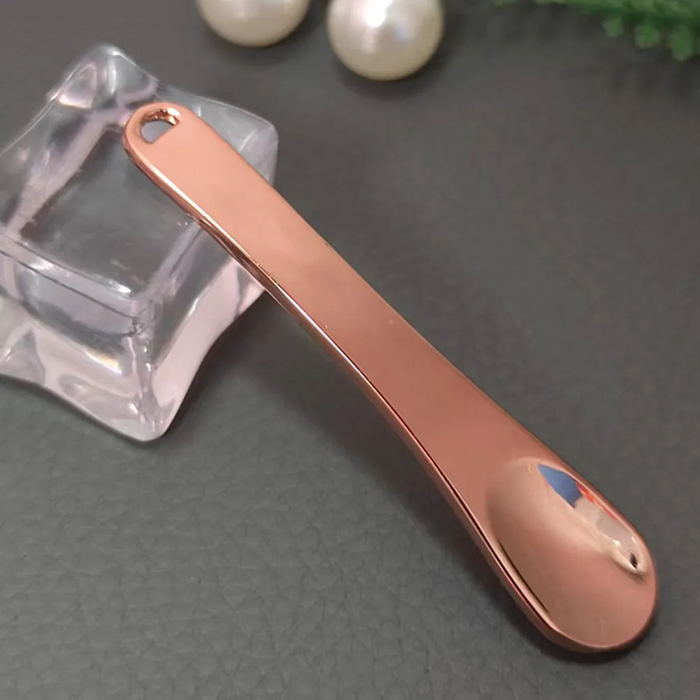3Pcs Makeup Spatula Mini Spoon Zinc Alloy Face Cream Applicator Portable Skincare Beauty Tool Set Makeup Spatula