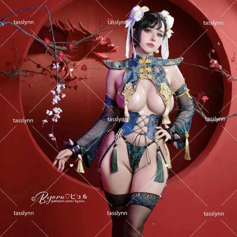 

Игры Чун Ли, костюмы для косплея, вечерние костюмы на Хэллоуин, Sutorito Faita, синее платье Cheongsam