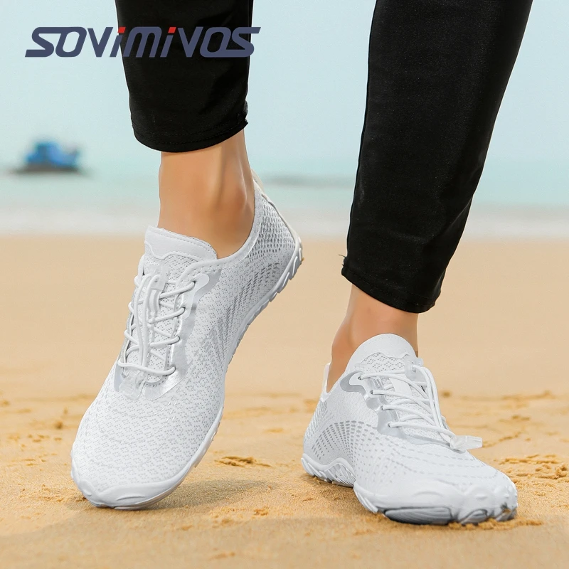 Unisex Beach Water Shoes Outdoor Amphibious Sports Shoes Quick-Drying Drainage Nonslip Swimming Upstream Shoes
