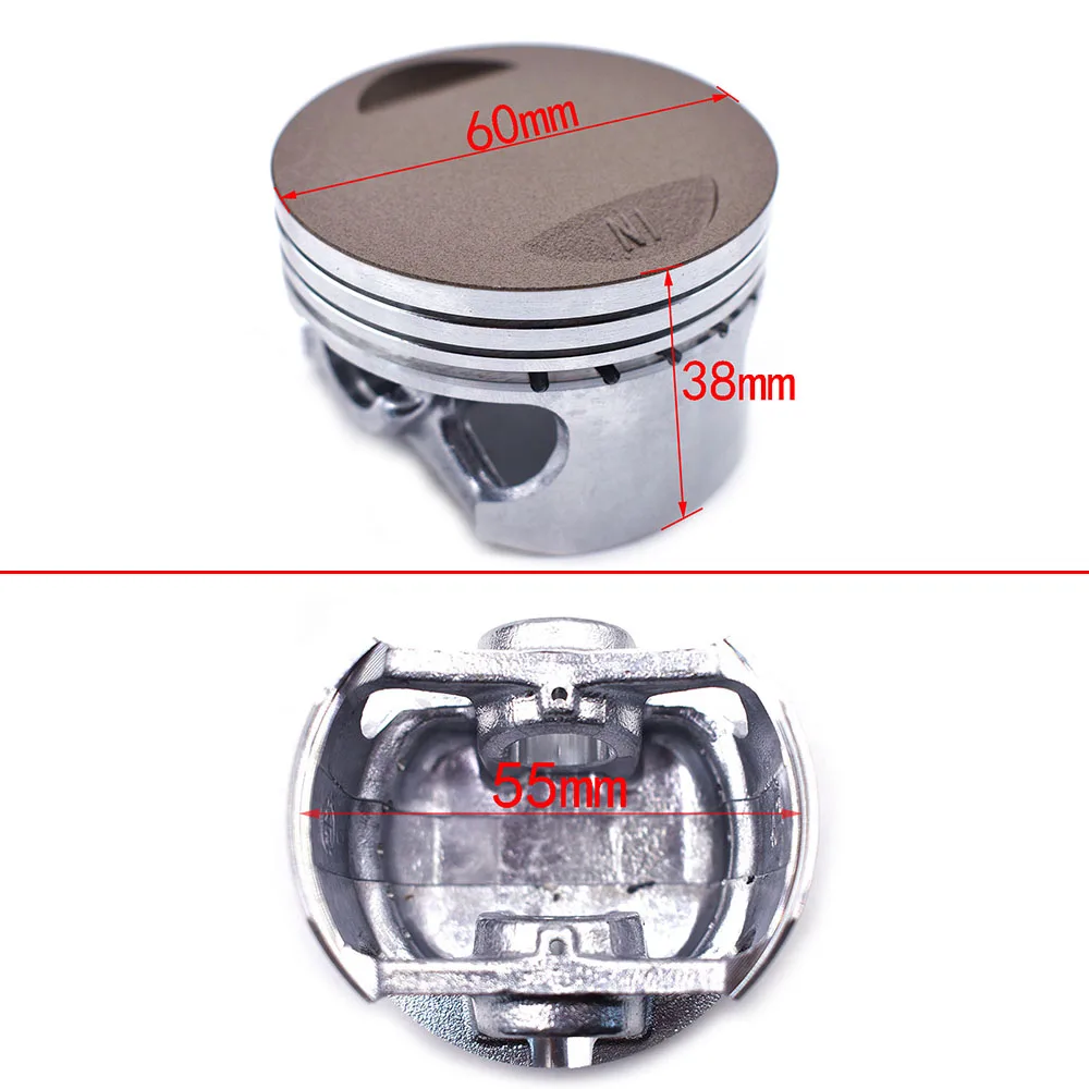 Piston Kit For YinXiang YX160 Engine including 60mm Piston/Ring/13mm Pin/Snap Rings Dirt Pit Bike Motocross Motorcycle 2 Valve