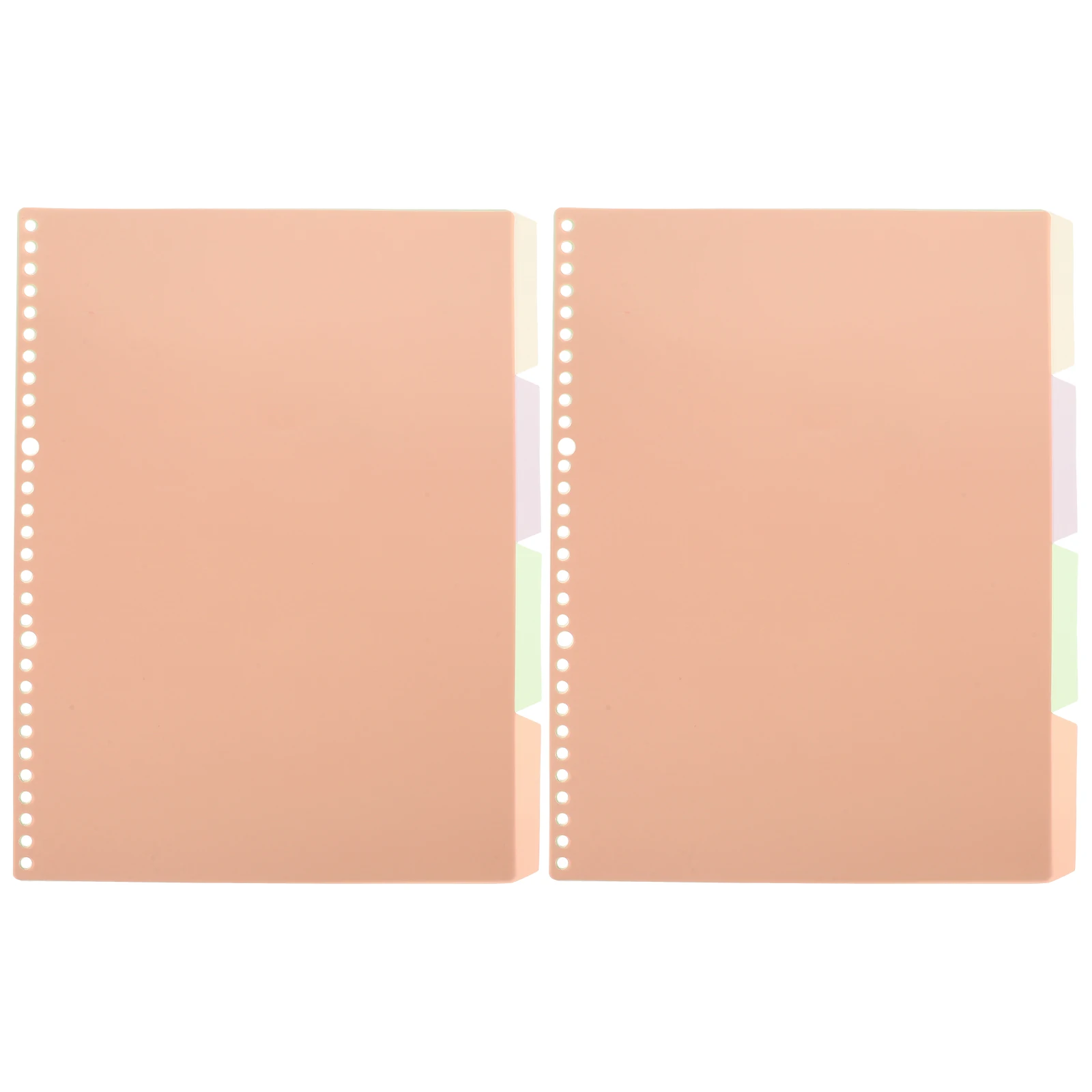 

10 Pcs Adhesive Dividing Page Tags Notebook Pastel Separators Pp Plastic Binder Index Dividers