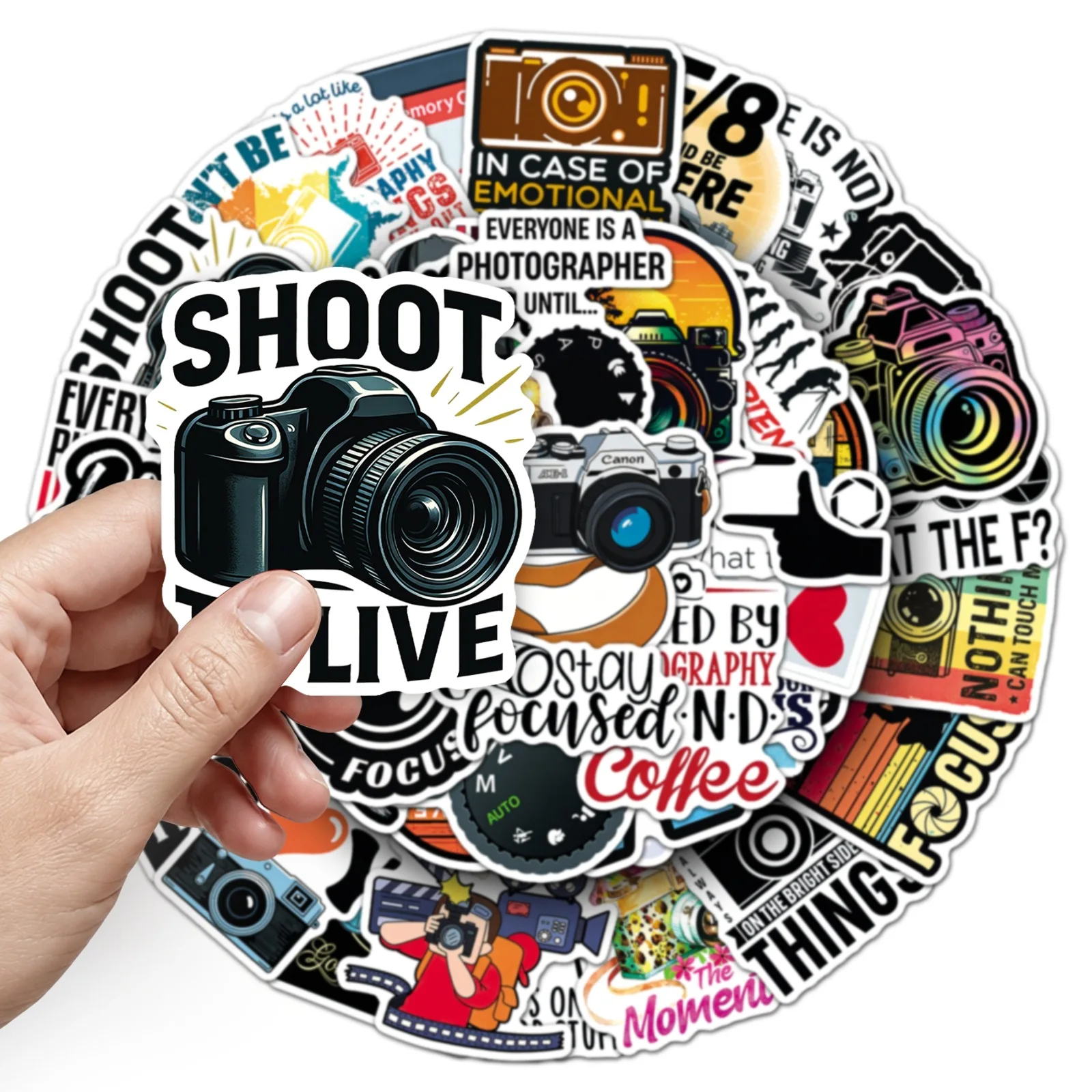 สติกเกอร์การ์ตูนช่างภาพ 50 ชิ้ - Photography Interest บทวิจารณ์และราคา