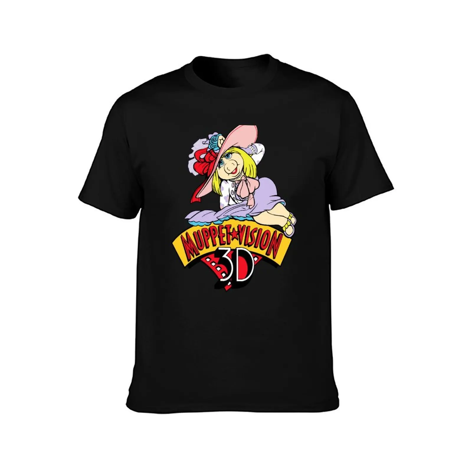 Miss Piggy Muppet Vision 3D T-Shirt Large Size Short Sleeve T-Shirt