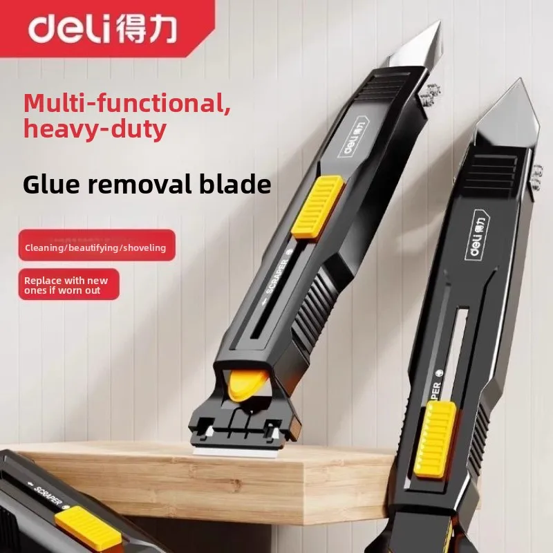 

4-in-1 scraper, cleaning glue remover, scraping glue remover, glass glue trimming tool, multifunctional beauty seam scraper tool