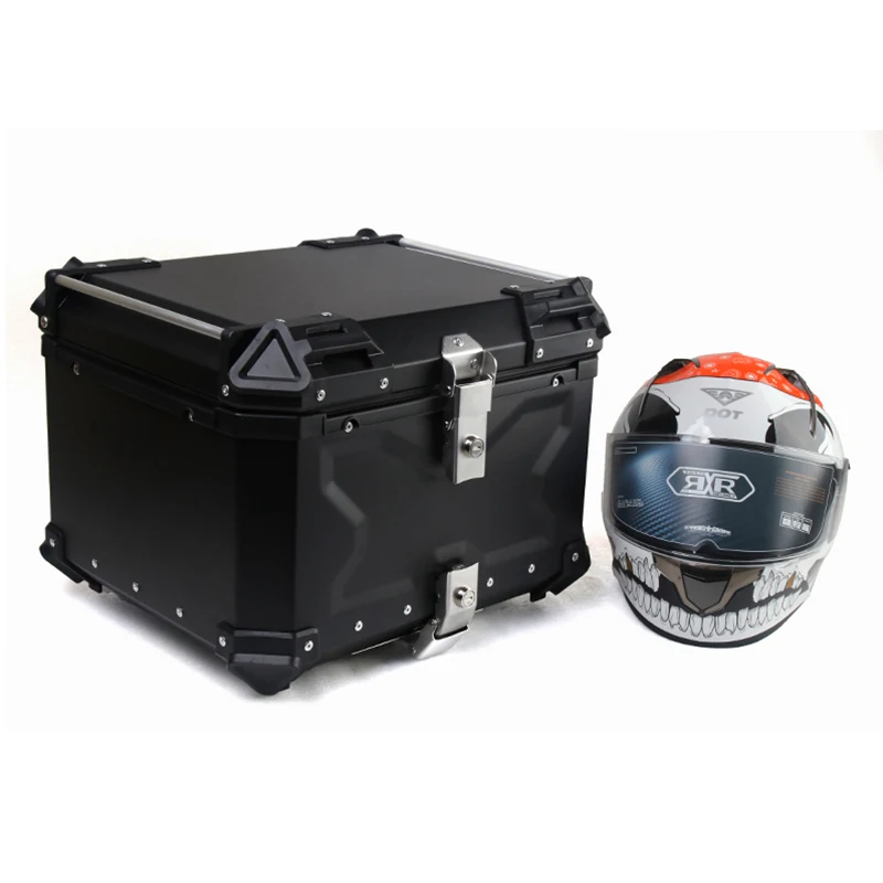 

Alloy Aluminum Top Box Motorcycle Accessories Trunk Alloy Tour Topbox 55L Rear Box Tail Case