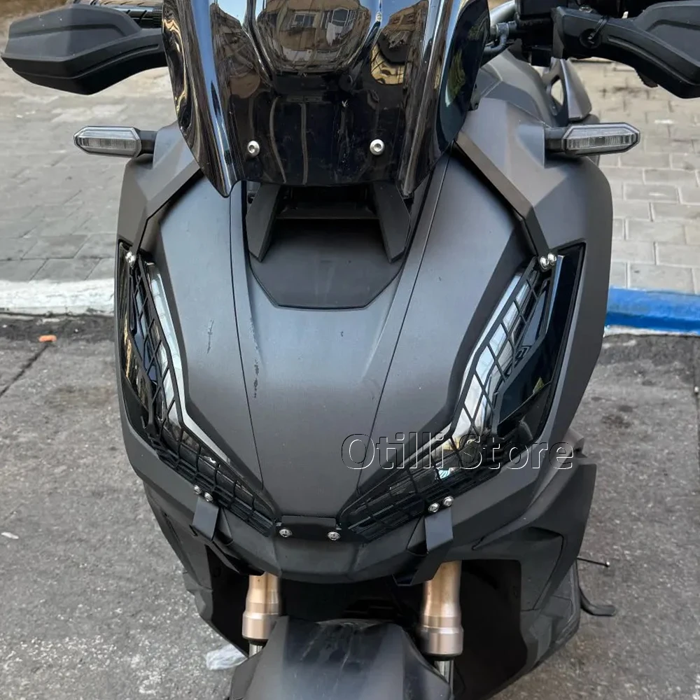 Motorcycle Scooter Accossories For HONDA ADV350 ADV 350 2022-2025 ADV-350 Front Headlight Grille Lamp Guard Cover Net Protector
