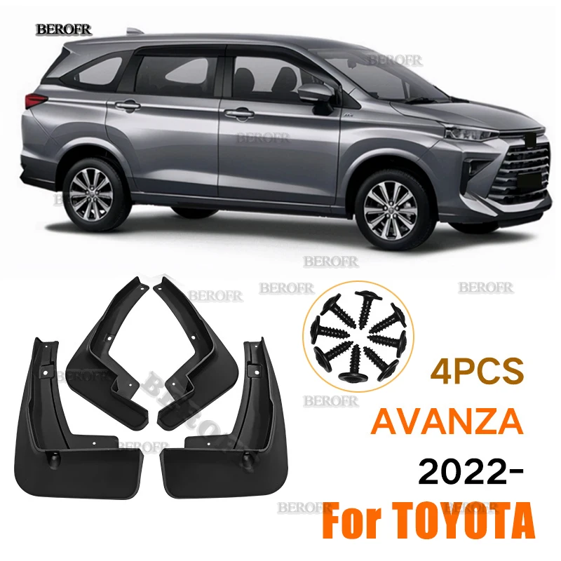 Paraspruzzi parafango Auto per Toyota Avanza 2012-2023 2017 2018 paraspruzzi paraspruzzi parafanghi anteriori posteriori accessori Auto