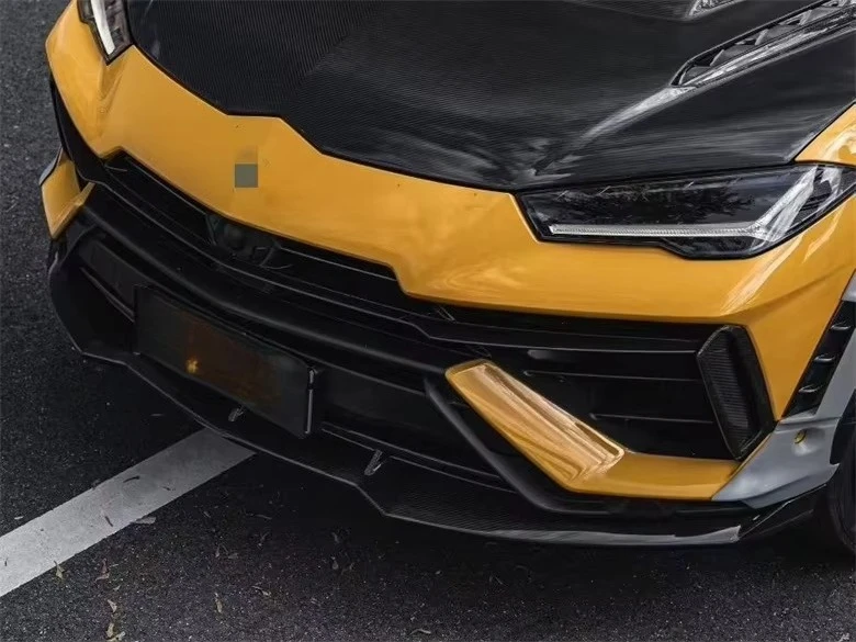 

Для Lamborghini URUS S: Обновленный передний сплиттер/губа/спойлер из сухого карбона в стиле 1016