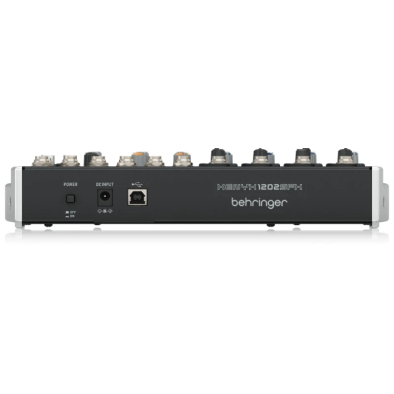 Behringer Premium Analog XENYX 1202SFX Mélangeur 12 entrées avec interface de streaming USB et effets Klark Teknik