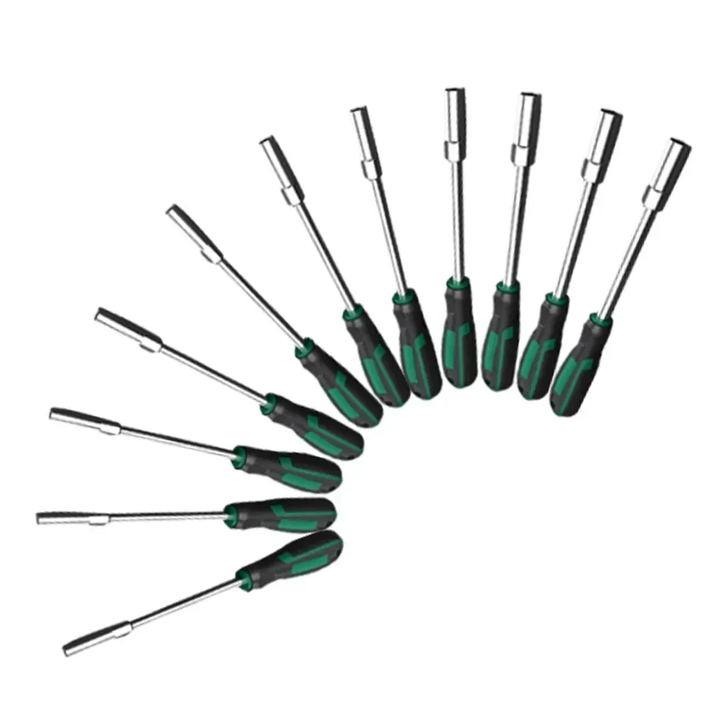 Imagem -03 - Chave de Soquete de Metal Hex Porca Chave Chave de Fenda Nutdriver Ferramenta de Reparo Manual Anti-deslizamento 1pc 5.5 10 12 13 14 mm
