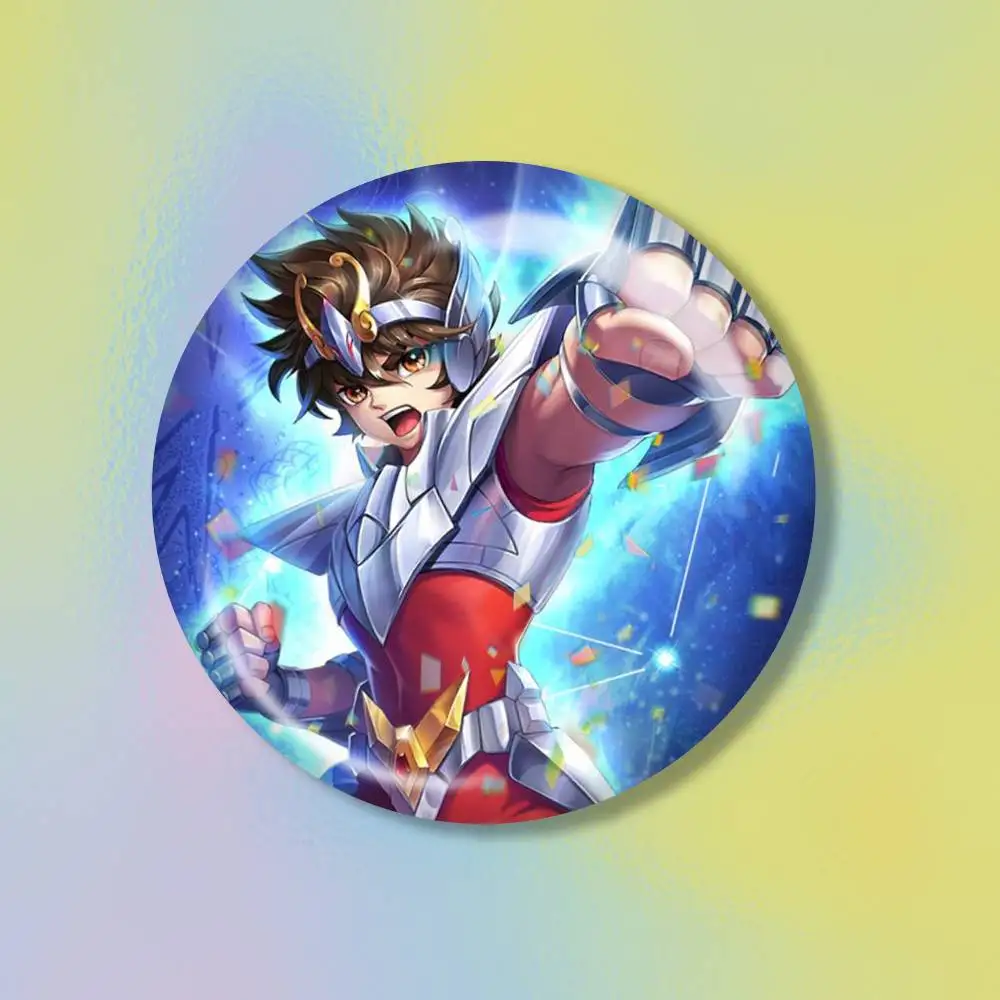 Saint Seiya Knights Z-Zodiac  Brooch Metal Decorative Brooch Pins for Backpack Clothes Jacket Accessories,Souvenir.