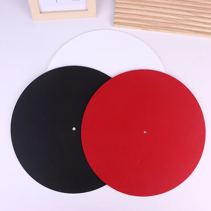 30MM Felt Turntable Platter Mat Slip Mat 3MM Thick Turntable Mat For Vinyl Record Replacement DIY Accessories