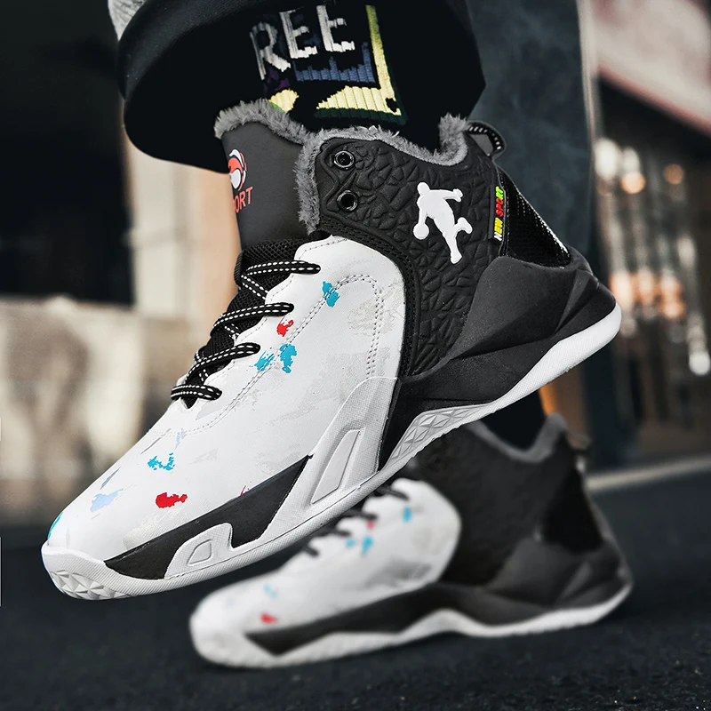

2025 Explosions Men's Shoes Wear-resistant Basketball Shoes Men's Shoes genuine goods sneaker Autumn Men's Anti-slip Sneakers