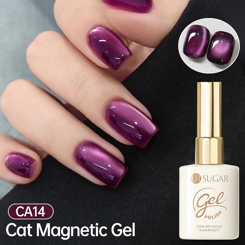 UR SUIKER 15 ml Kat Magnetische Gel Nagellak 30 Kleuren Semi Permanente Magnetische Gel UV/LED Losweken schilderen Vanrish Ontwerp