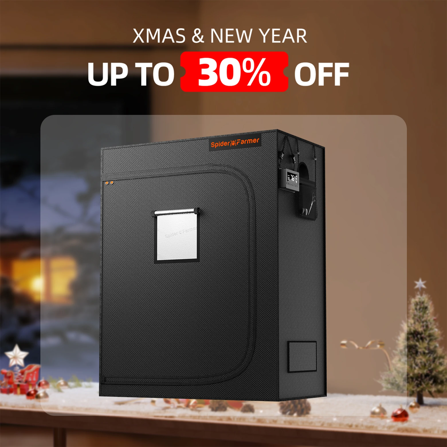 

Паук-фермер 120 см x 60 см x 150 см, комнатная палатка для выращивания растений 1680D, гидропонная комната для оптимального роста растений и контроля климата