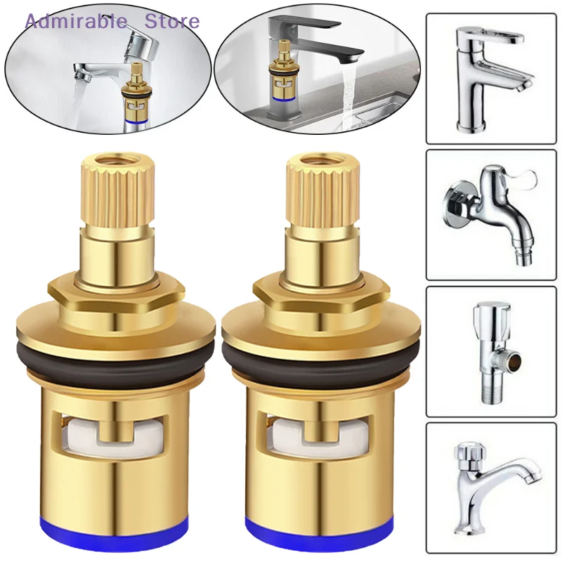 [W]1PC Faucet Valves Replacement Universal Tap Valve Brass  Faucet Inner Valve For Household Bathroom Kitchen Supplies
