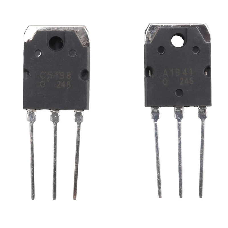Pair A1941 + C5198 10A 200V Power Amplifier Silicon Transistor