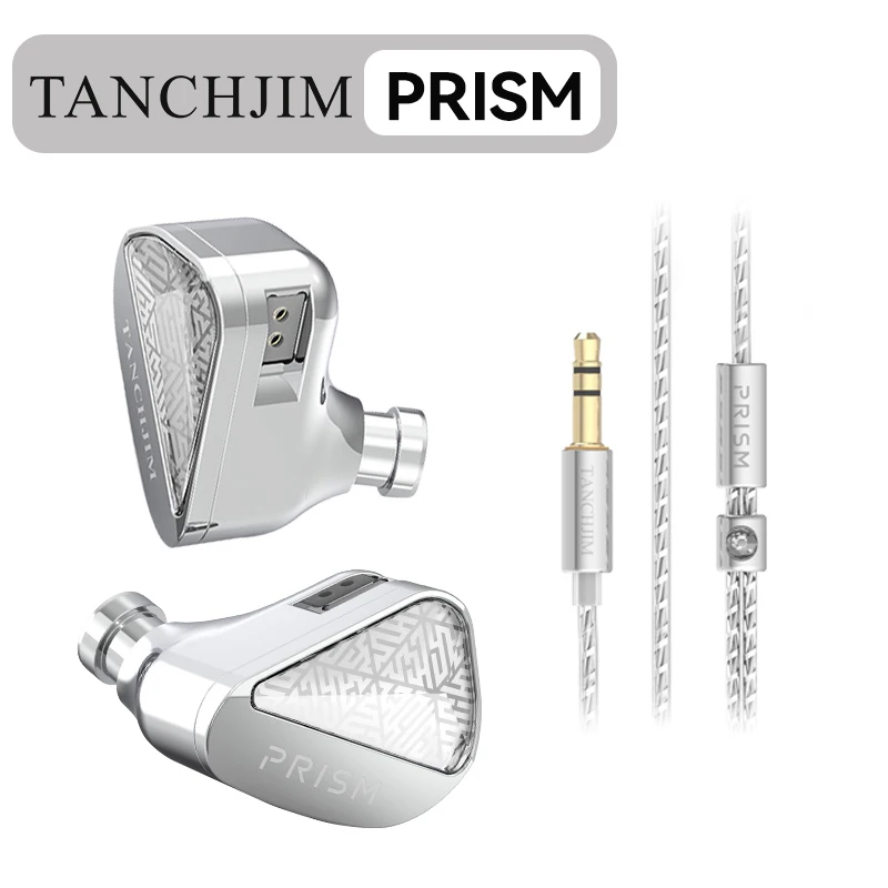 

Tanchjim Prism Flagship IEMs Dual Balanced Armature Sonion Drivers Hybrid In Ear Earphone with 0.78mm 2-pin High-Purity Cable